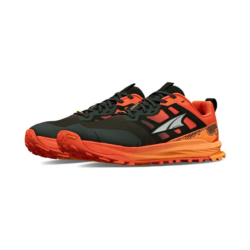 Men's Lone Peak 9+ - Black/Orange - Regular (D)