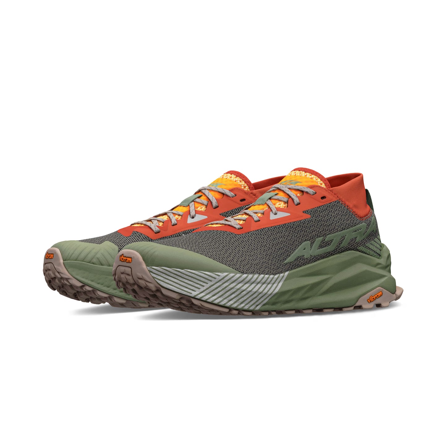 Men's Olympus 275 Running Shoe - Gray/Orange - Regular (D)
