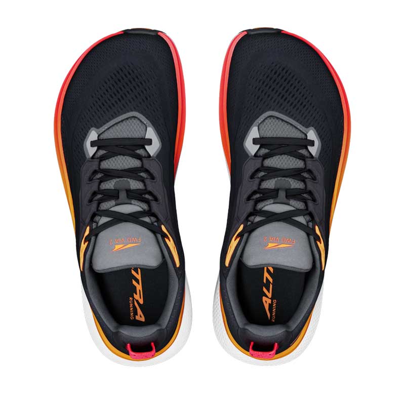 M FWD VIA 2 (D) - Black/Orange Pop/Fiery Coral