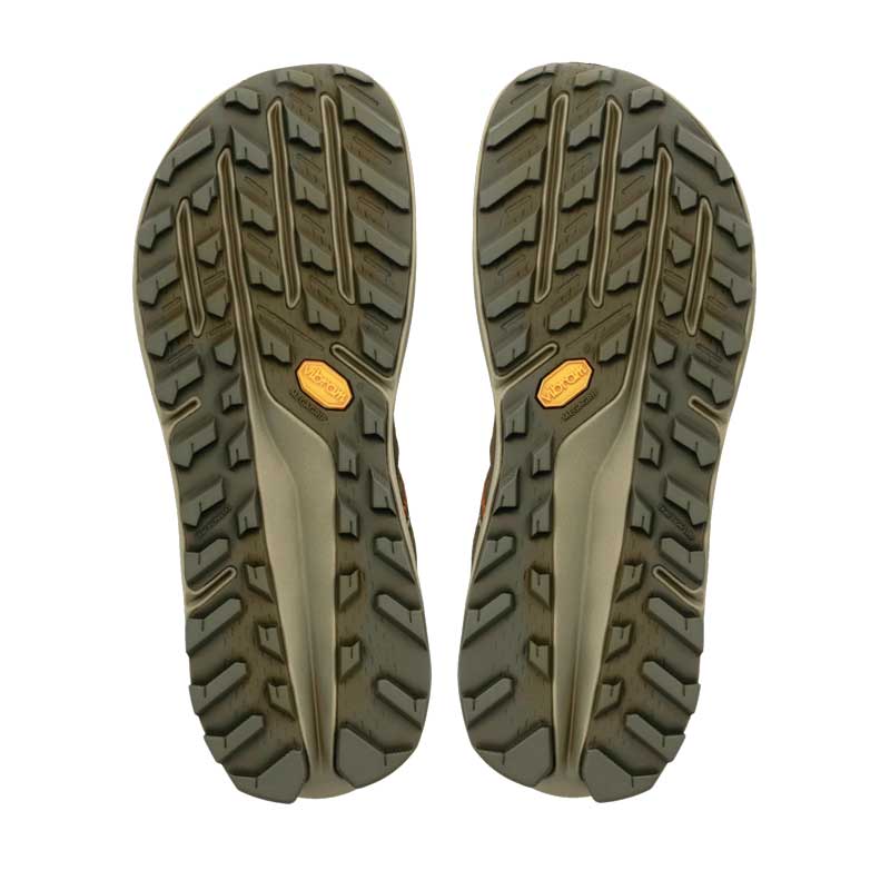 Men's Olympus 7 Trail Running Shoe - Dark Olive/Black/Aloe - Regular (D)