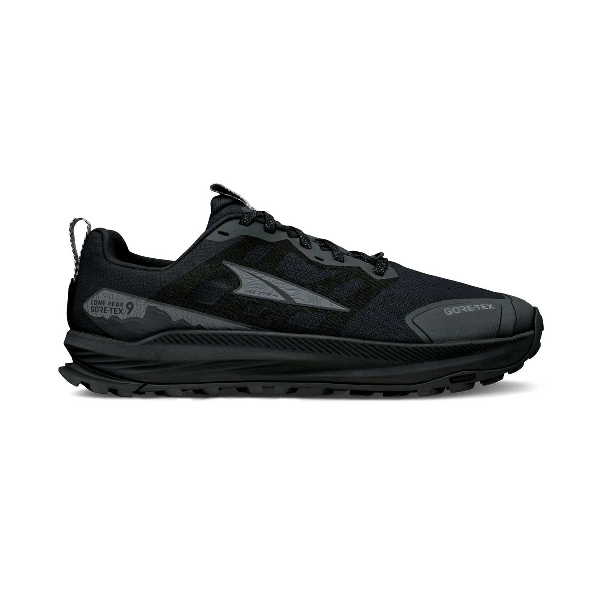 Men's Lone Peak 9 GTX - Black/Black - Regular (D)