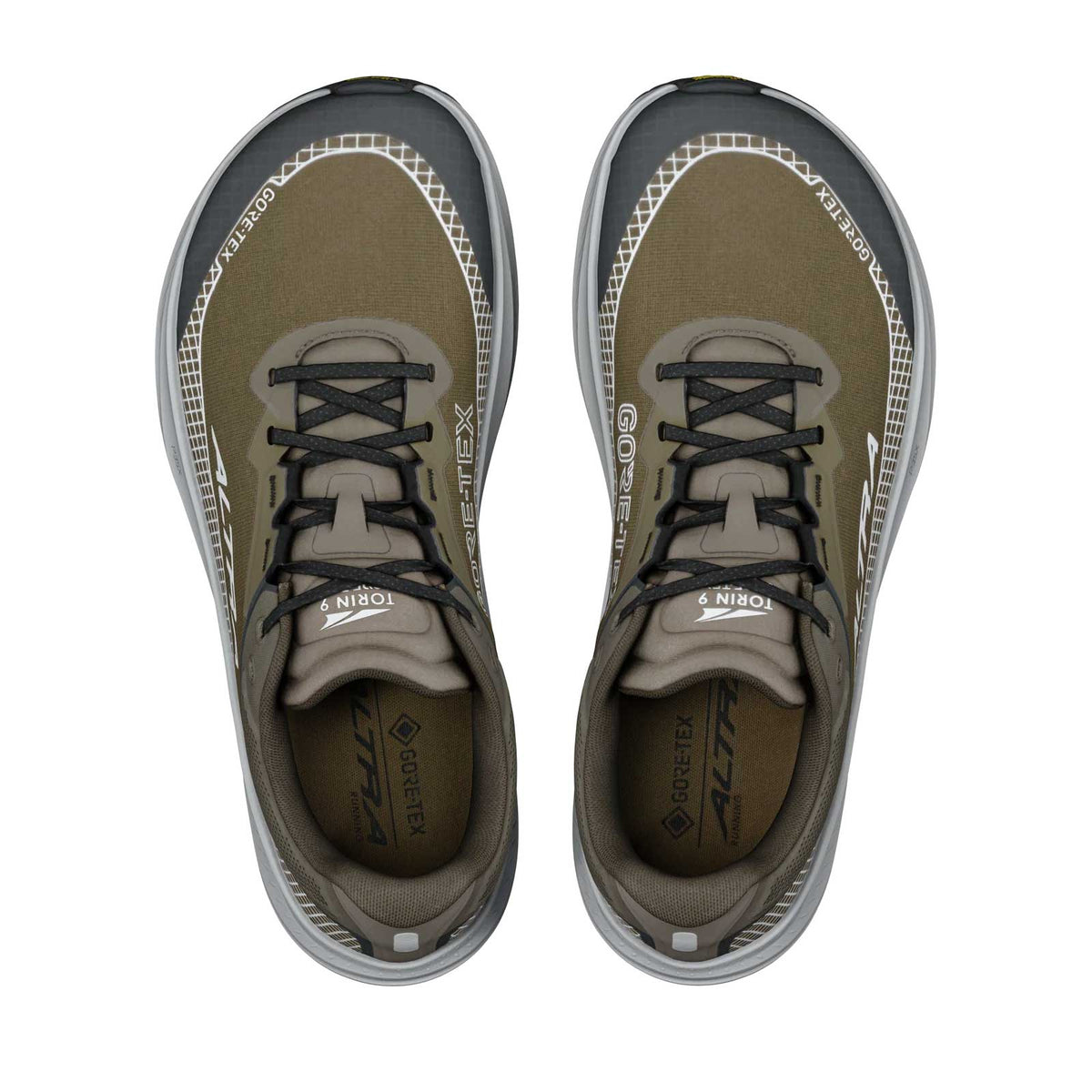 Men's Torin 9 GTX Running Shoe - Dark Olive/Silver/Night Owl - Regular (D)