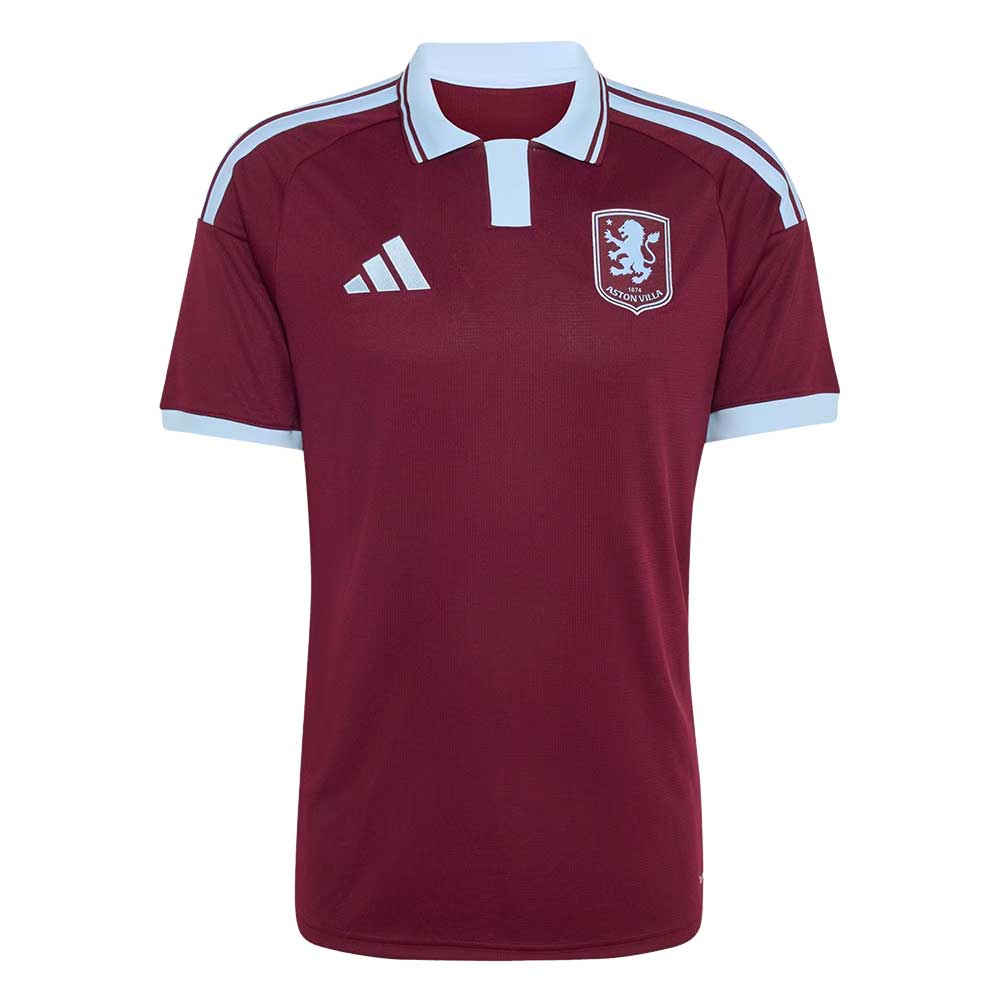 AVFC Home Replica Jersey - Maroon/Glow Blue