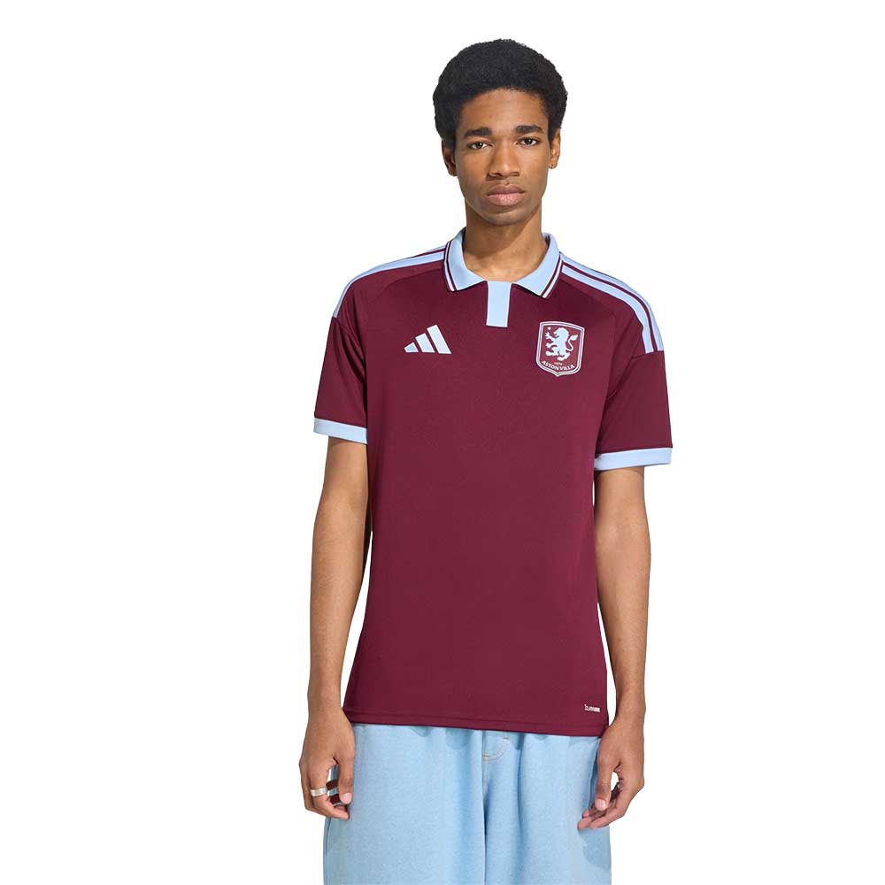 AVFC Home Replica Jersey - Maroon/Glow Blue