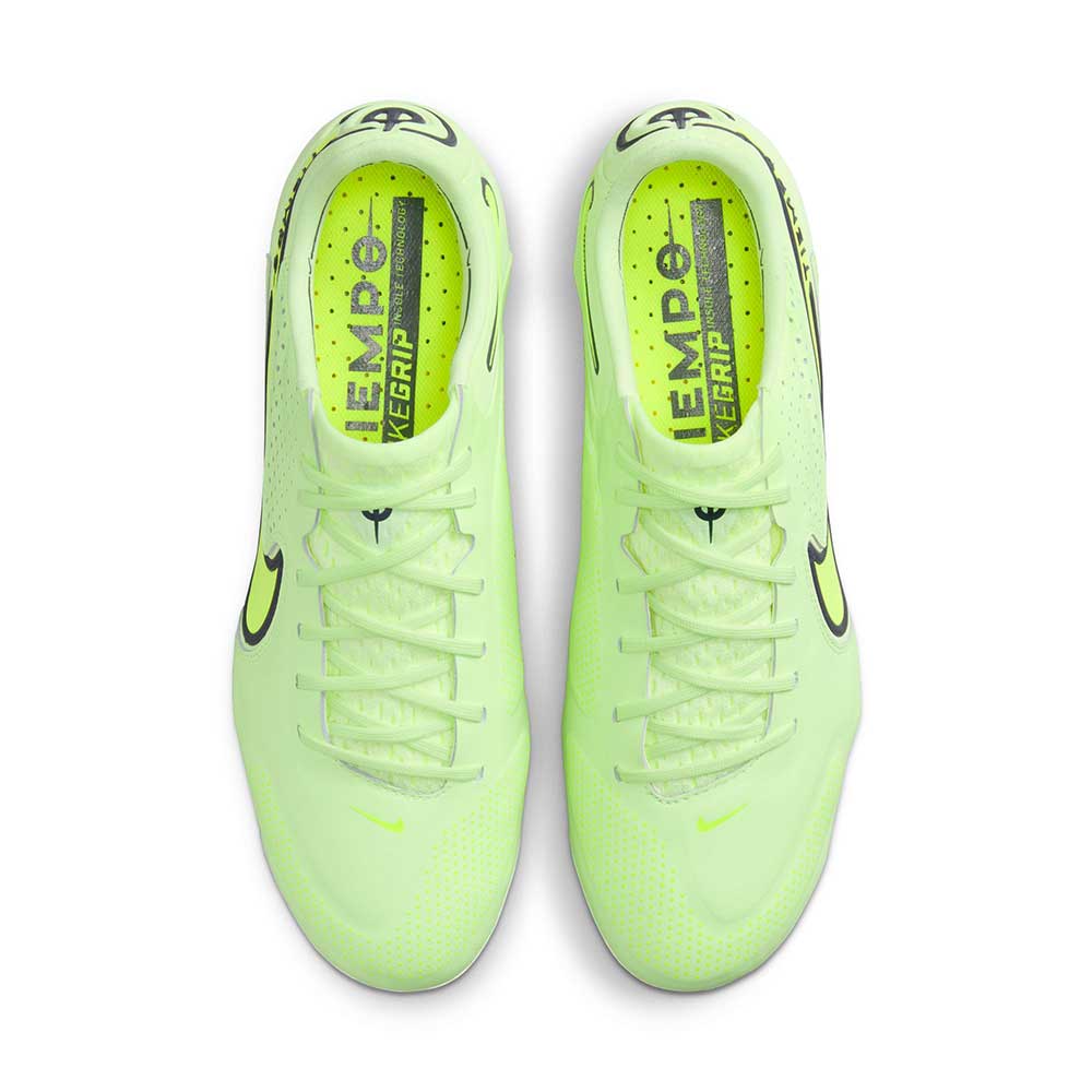 Nike Tiempo Legend 9 Elite FG Soccer Shoe- Barely Volt/Volt/Summit White