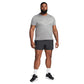 Men's Nike Dri-FIT Rise 365 Short Sleeve Running Top - Black/Heather/Reflective Silver