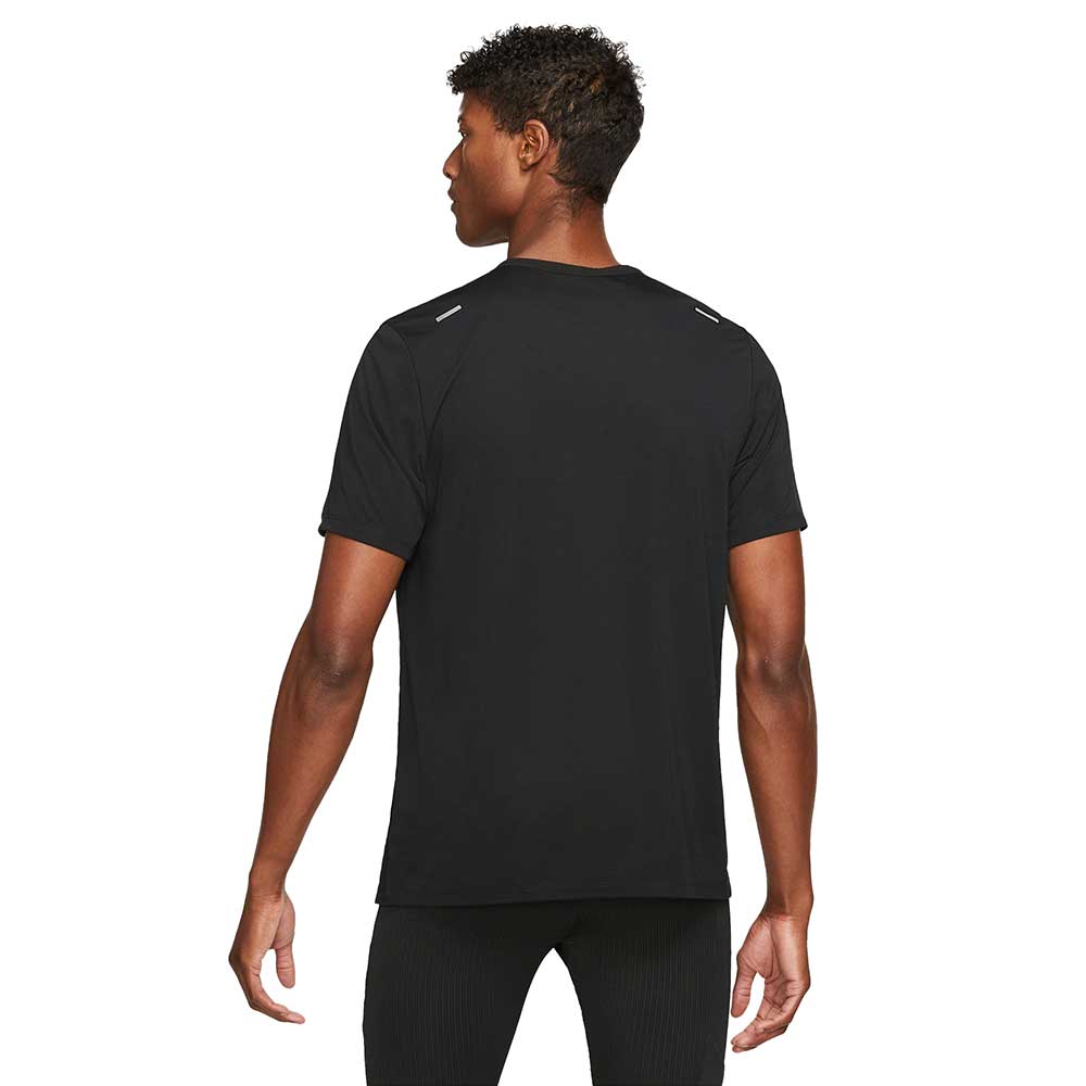 Men's Nike Rise 365 Dri-FIT Short-Sleeve Running Top- Black