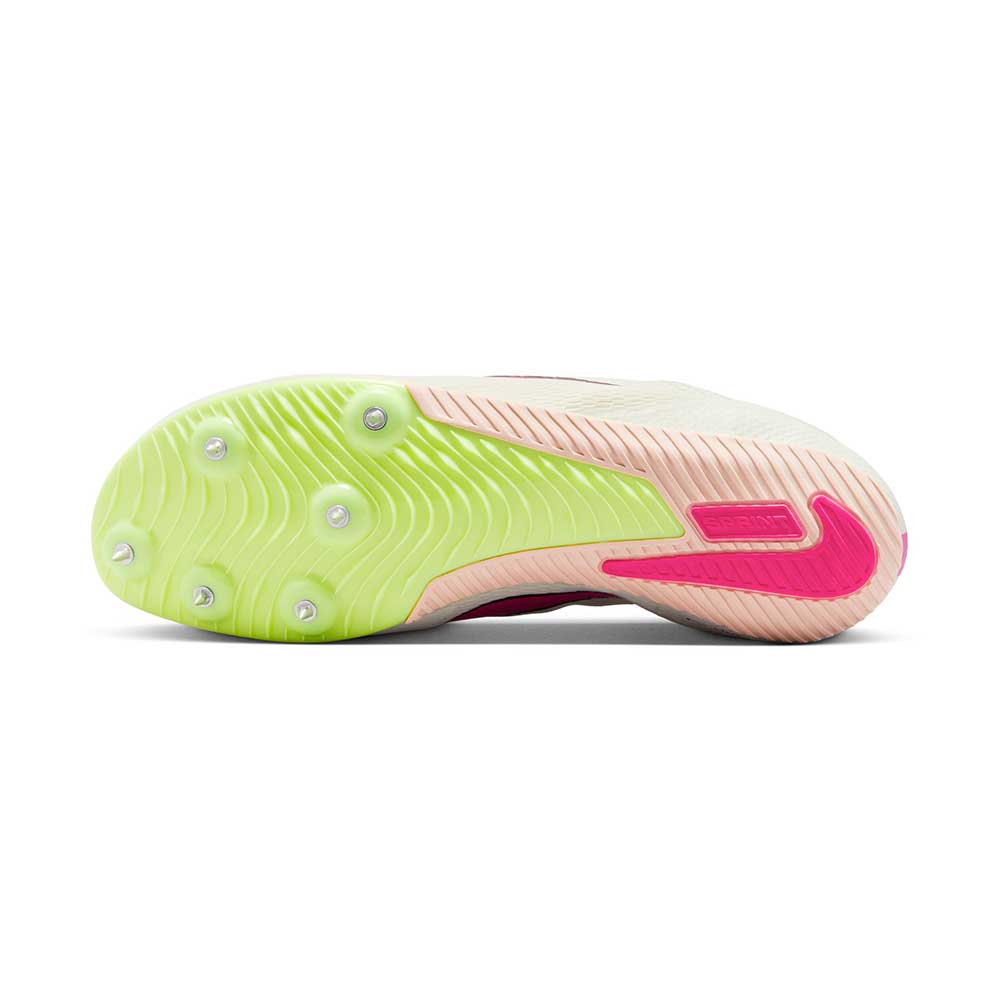 Unisex Nike Zoom Rival Sprint Spike - Sail/Fierce Pink/Light Lemon Twist - Regular (D)