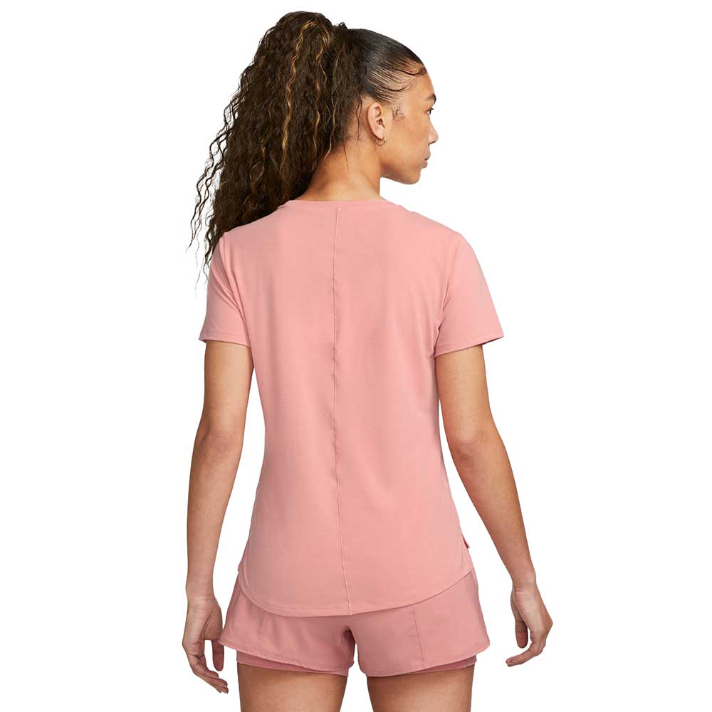 Women's Nike Dri-FIT UV One Luxe Standard Fit Short-Sleeve Top - Red Stardust