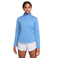 Women's Nike Therma-FIT One Standard Long Sleeve Half Zip - Polar/White