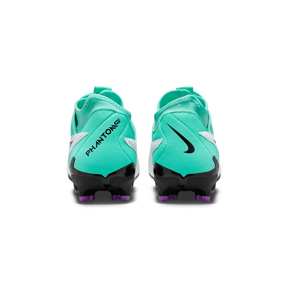 Unisex Nike Phantom GX Academy Soccer Shoe - Hyper Turquoise/Black/Fuchsia Dream/White - Regular (D)