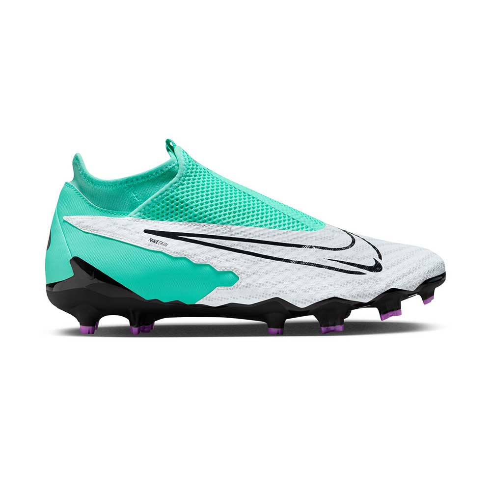 Unisex Nike Phantom GX Academy Soccer Shoe - Hyper Turquoise/Black/Fuchsia Dream/White - Regular (D)