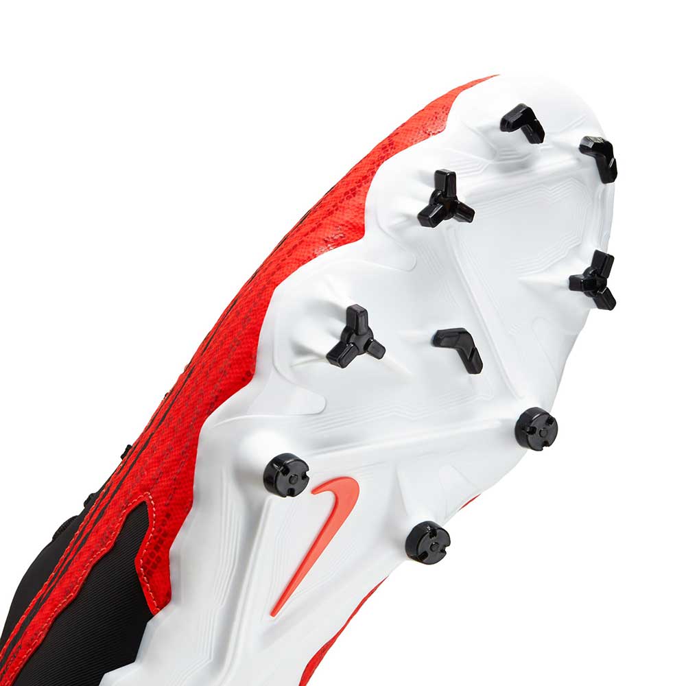 Unisex Nike Phantom GX Academy MG Soccer Cleat - Bright Crimson/Black-White- Regular (D)