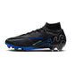 Nike Zoom Mercurial Superfly 9 Elite FG Soccer Cleat - Black/Chrome-Hyper Royal- Regular (D)