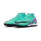 Unisex Nike Mercurial Superfly 9 Academy TF Soccer Shoe - Hyper Turquoise/Fuchsia Dream/Black/White - Regular (D)