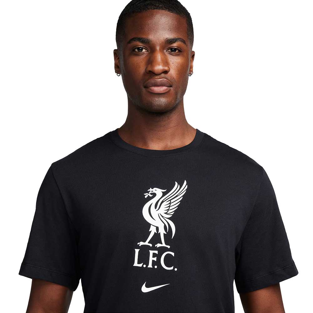 Men's Liverpool FC Soccer T-Shirt - Black/White/White
