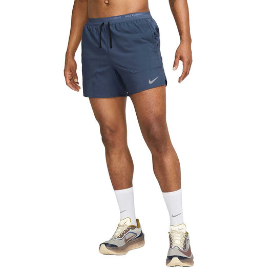 Men's Nike Stride Men's Dri-FIT 5" Brief-Lined Running Shorts - Thunder Blue