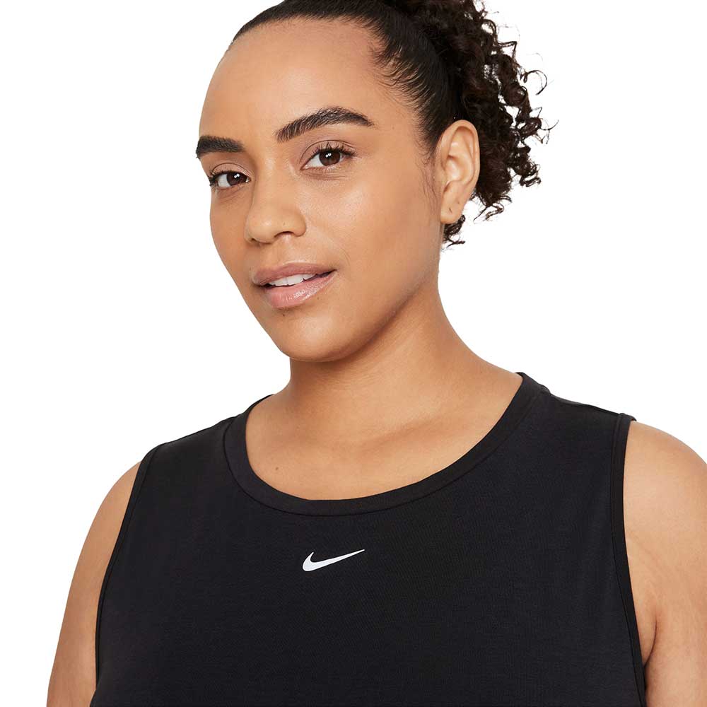 Women's Nike Dri-Fit One Luxe Standard Fit Tank  - Black
