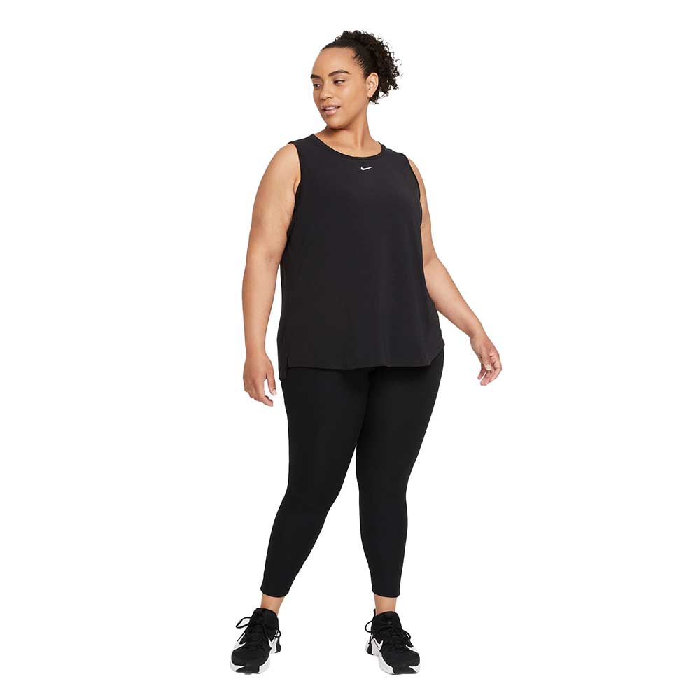 Women's Nike Dri-Fit One Luxe Standard Fit Tank  - Black