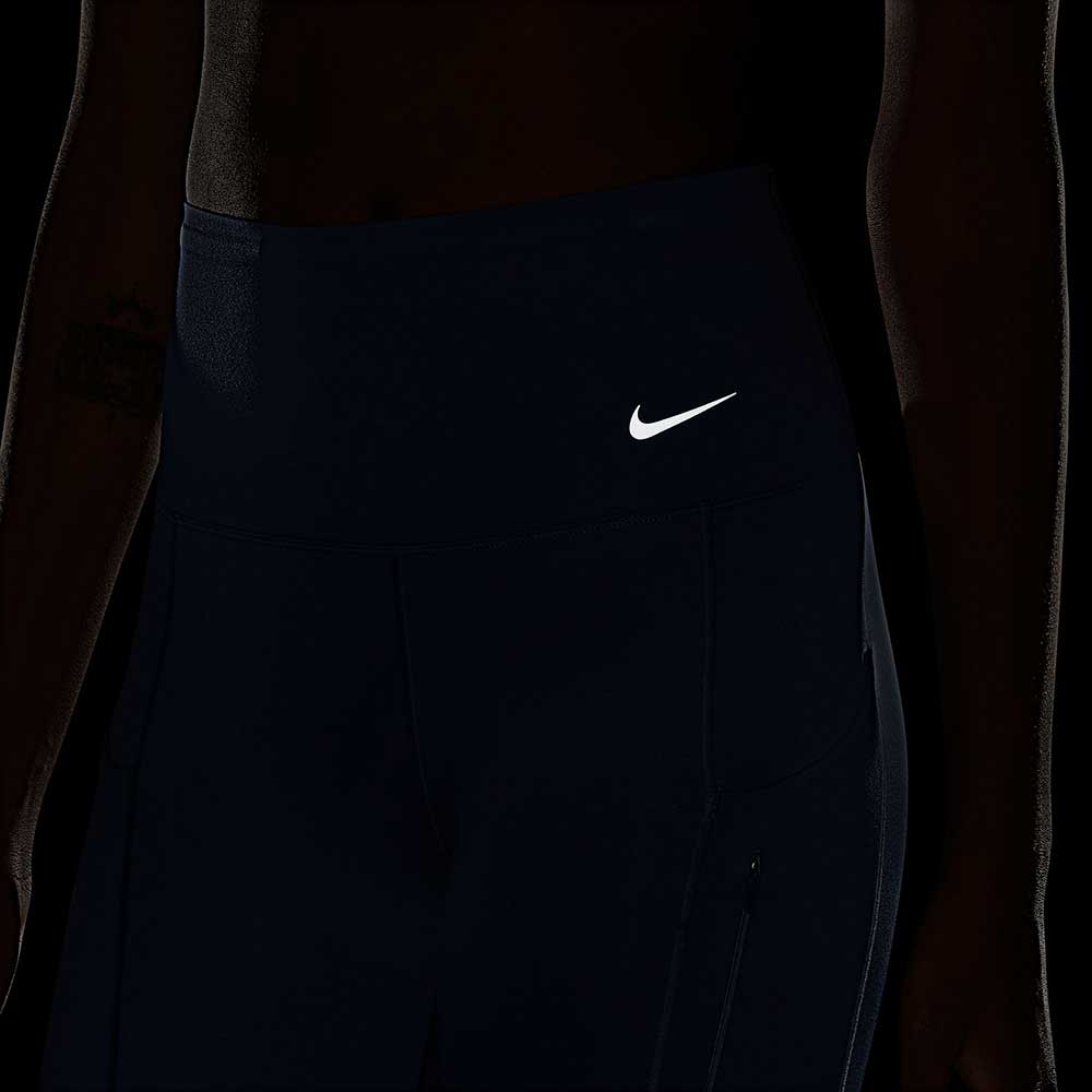 Women's Nike Go High Rise 7/8 Leggings - Diffused Blue/Black