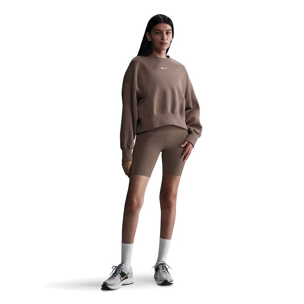 売れ筋商品|||ナイキ パーカー・スウェットシャツ レディース アウター CROP - Sweatshirt - mink brown/sail Women's Nike Sportswear Phoenix Fleece - Mink Brown/Sail