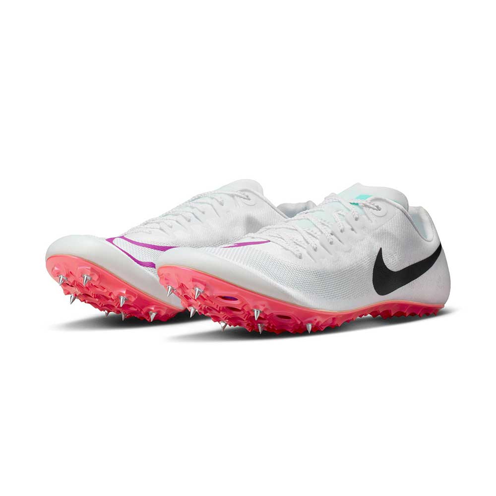Nike Zoom Ja Fly 4 Spike- White/Obsidian/Bright Crimson - Regular (D)