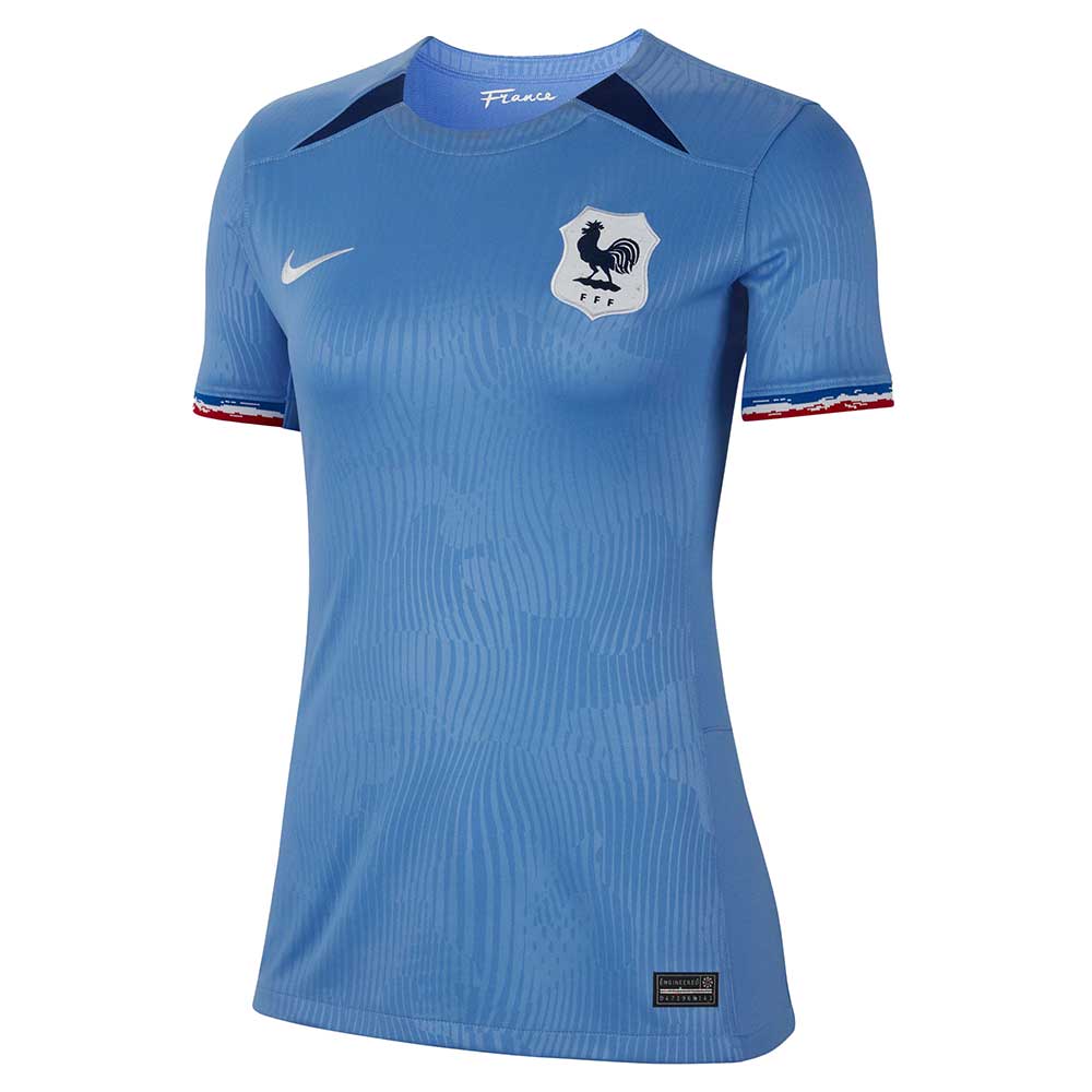Women's France 2023 Stadium Home Nike Dri-FIT Soccer Jersey - Polar/Loyal Blue/White