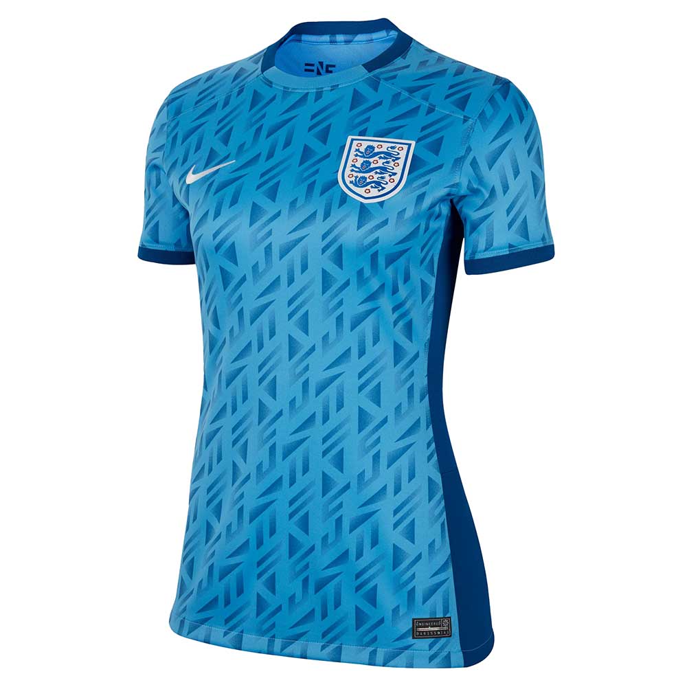 Women's England 2023 Stadium Away Nike Dri-FIT Soccer Jersey - Coast/Gym Blue