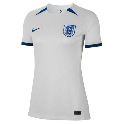 Women's England 2023 Stadium Home Nike Dri-FIT Soccer Jersey- Summit White/Gym Blue