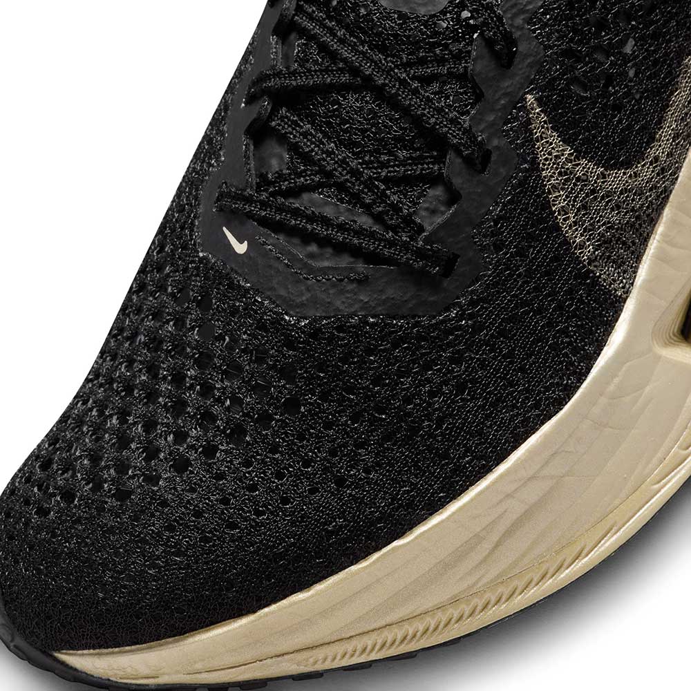 Women's Nike ZoomX Vaporfly Next% 3 Running Shoe - Black/Mtlc Gold Grain/Black Oatmeal - Regular (D)