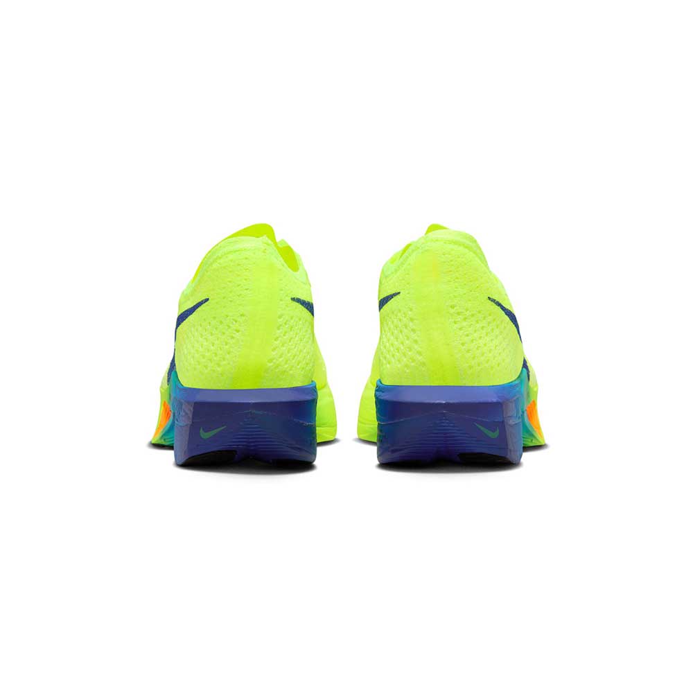 Women's Vaporfly 3 Running Shoe - Volt/Dusty Cactus/Total Orange/Concord - Regular (B)