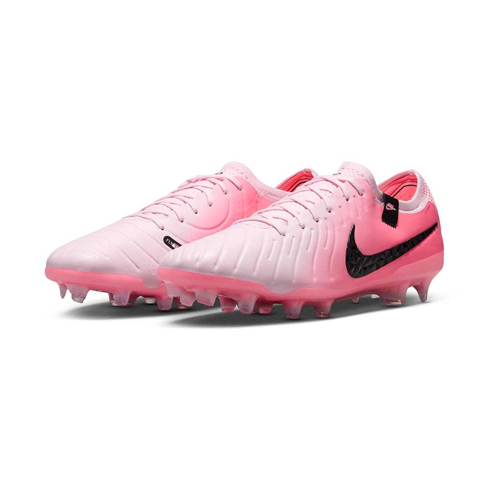 Unisex Nike Tiempo Legend 10 Elite Soccer Shoe - Pink Foam/Black - Regular (D)