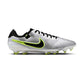 Nike Tiempo Legend 10 Pro FG Soccer Cleat - Metallic Silver/Black/Volt - Regular (D)