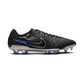 Unisex Nike Tiempo Legend 10 Pro Firm Ground Soccer Shoe - Black/Chrome-Hyper Blue - Regular (D)