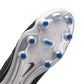 Unisex Nike Tiempo Legend 10 Pro Firm Ground Soccer Shoe - Black/Chrome-Hyper Blue - Regular (D)