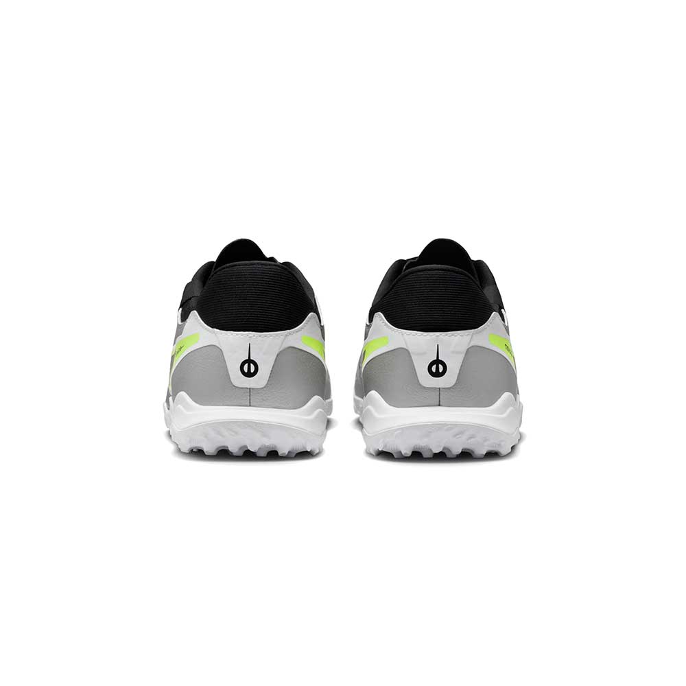 Tiempo Legend 10 Academy TF Turf Soccer Shoe - Metallic Silver/White/Volt - Regular (D)