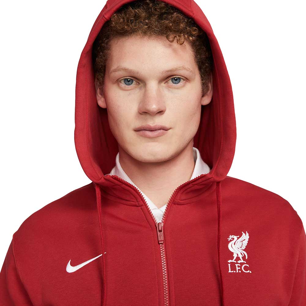 Men's Liverpool FC Club Fleece - Gym Red/White