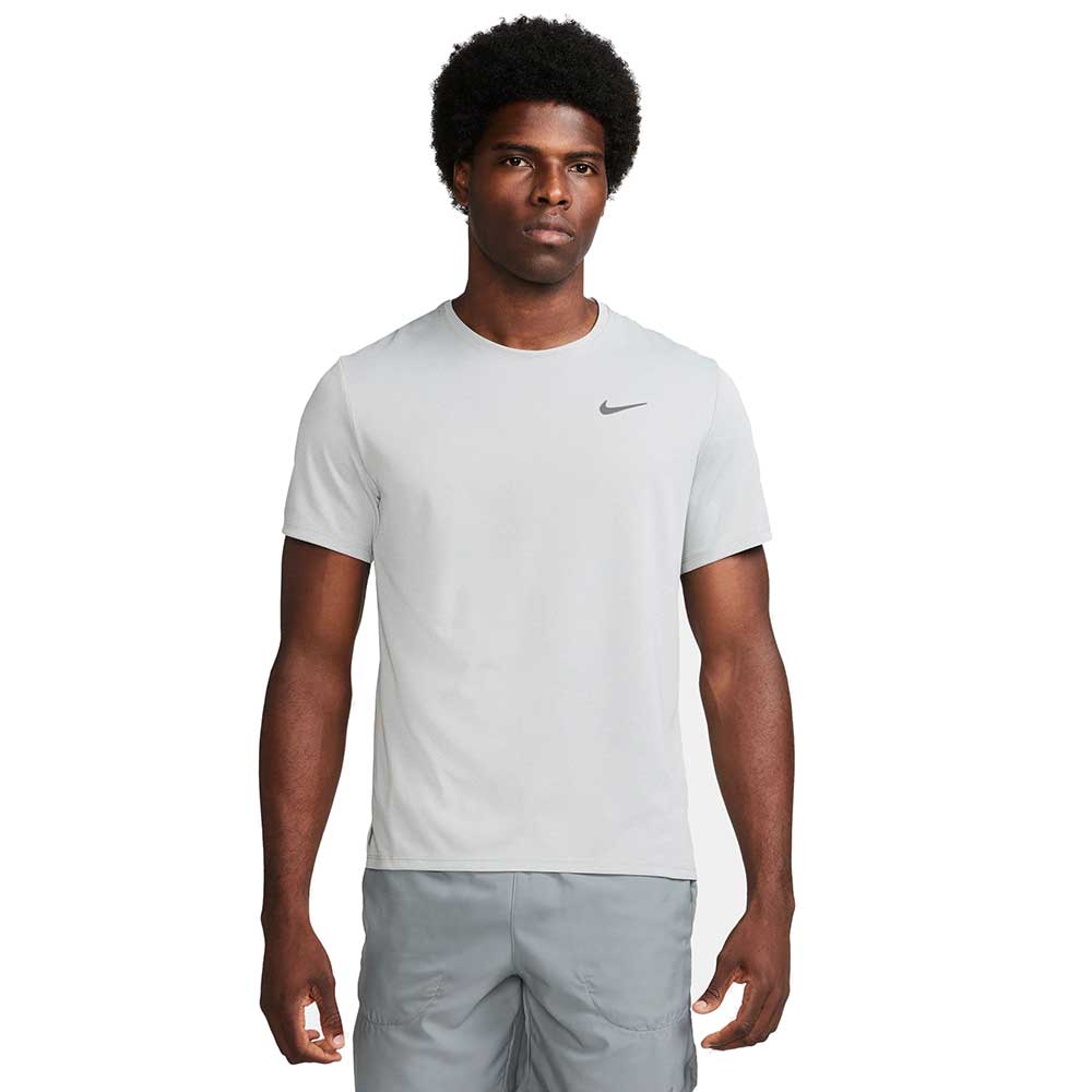 Men's Nike Miler Men's Dri-FIT UV Short-Sleeve Running Top - Grey Fog