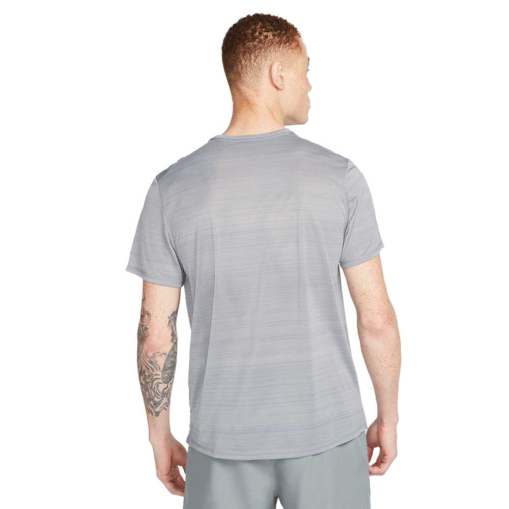 Men's Nike Dri-Fit Miler Breathe Short Sleeve - Smoke Grey