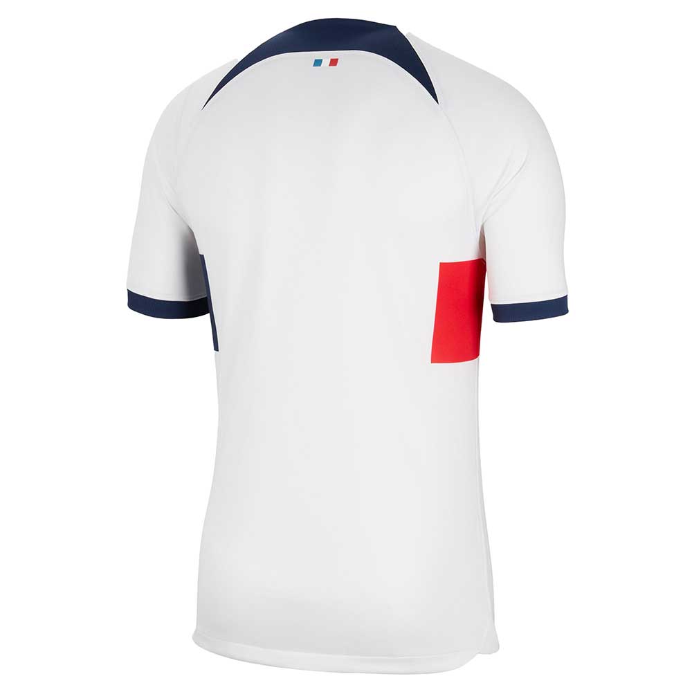 Men's Paris Saint-Germain 2023/24 Stadium Away Nike Dri-FIT Soccer Jersey - White/Midnight Navy