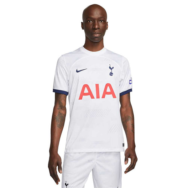 Tottenham Hotspur Tipping Detail T-Shirt - Black/White - Mens