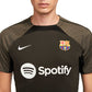 Men's FC Barcelona Strike Nike Dri-FIT Knit Soccer Top- Sequoia/Black/White