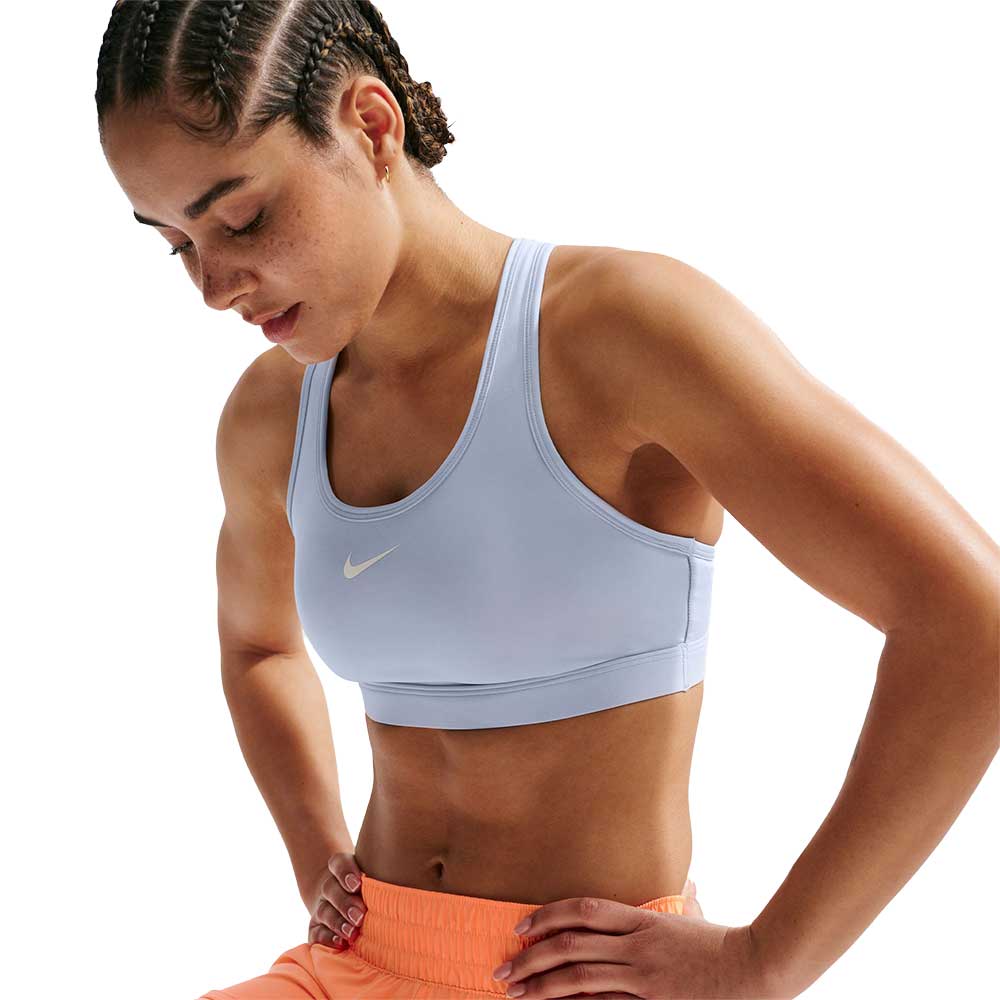 Women's Nike Swoosh Medium Support Bra - Hydrogen Blue