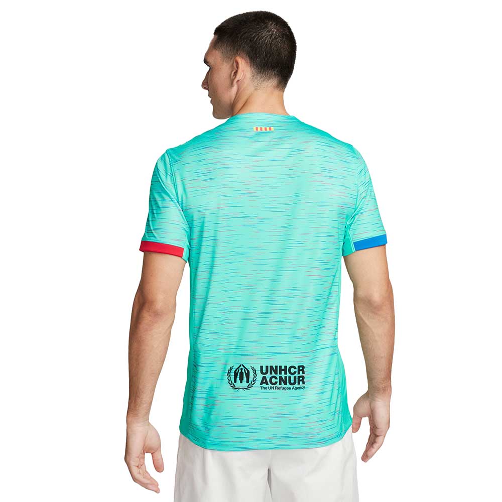 Nike Barcelona Training Jersey Mens - Neon Green/Royal Blue