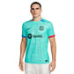Men's FC Barcelona Dri-FIT Stadium 3rd Short Sleeve Jersey - Light Aqua/Royal Blue/Black