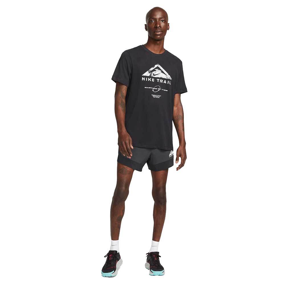 Men's Nike Dri-FIT Tee Run Trail - Black