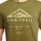 Men's Nike Dri-Fit Run Trail Tee- Olive Flak
