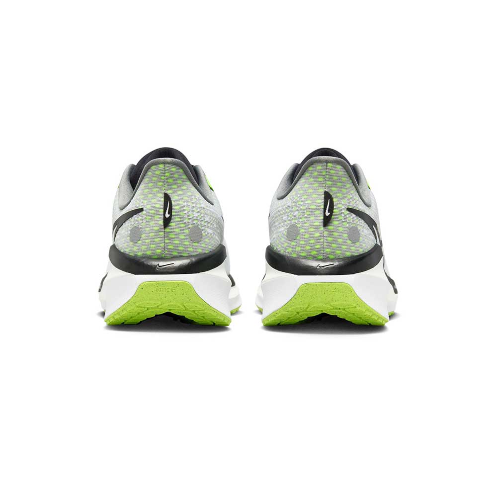 Men's Nike Vomero 17 Running Shoe- Smoke Grey/Black/White/Volt - Regular (D)