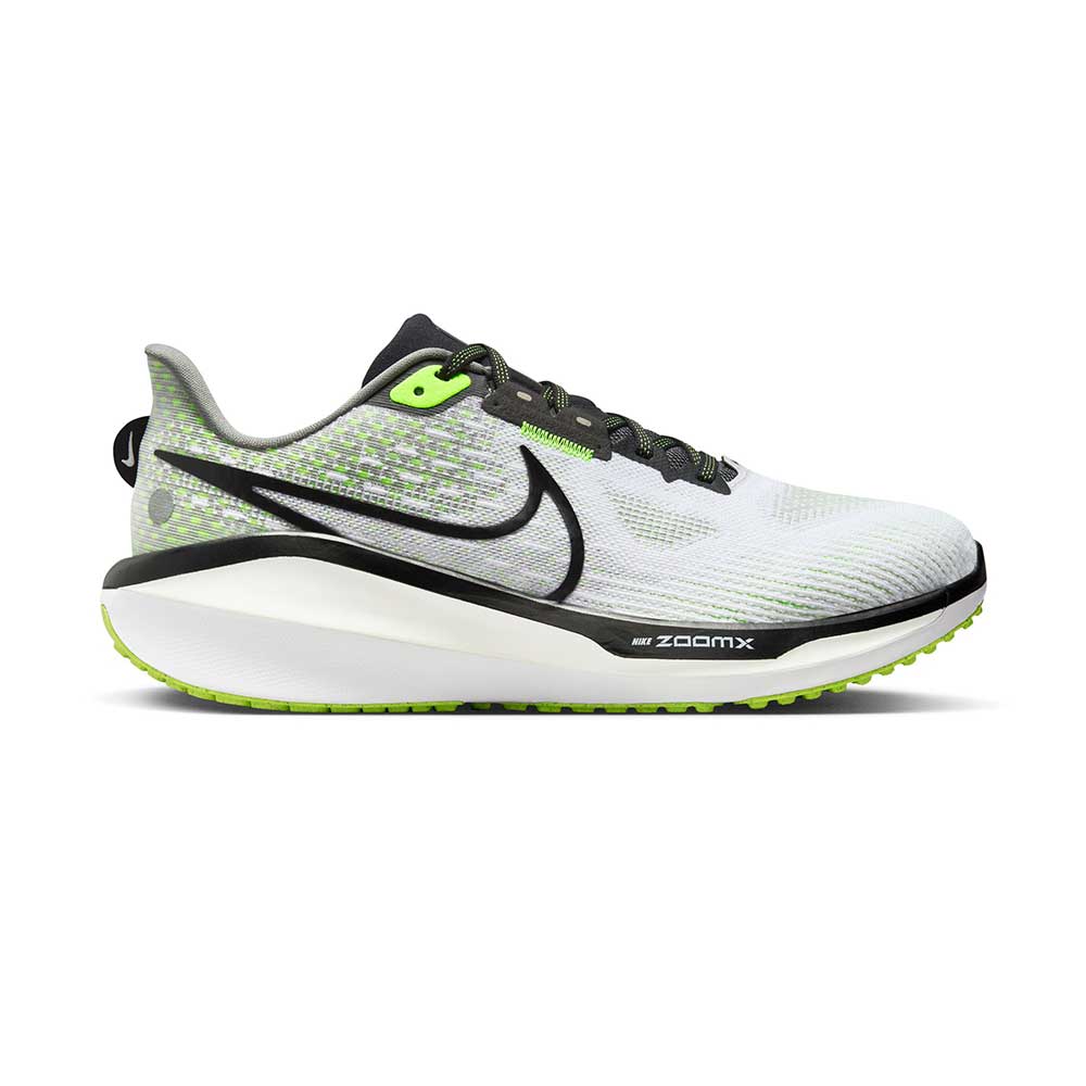 Men's Nike Vomero 17 Running Shoe- Smoke Grey/Black/White/Volt - Regul ...