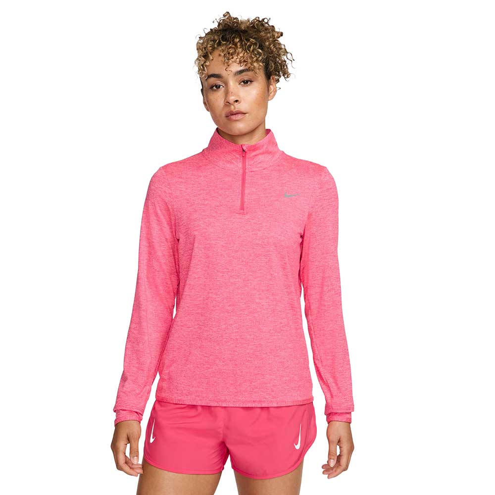 Women's Nike Swift Element Dri-FIT Half Zip Top - Aster Pink